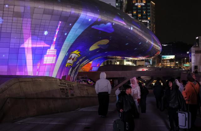 PHOTOS: Seoul's DDP prepares for high-octane New Year countdown with media art