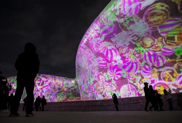 PHOTOS: Seoul's DDP prepares for high-octane New Year countdown with media art