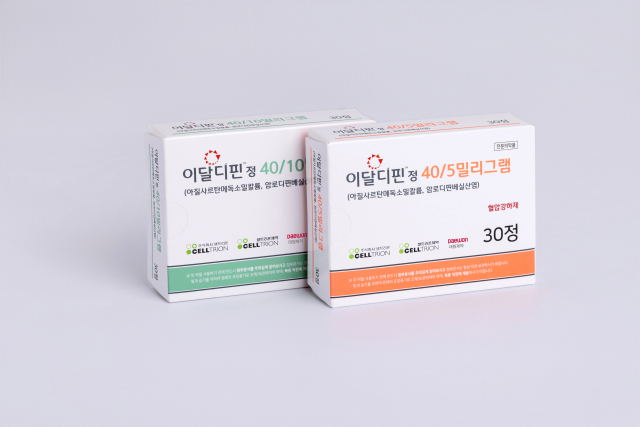 셀트리온제약, 고혈압 2제 복합제 '이달디핀정' 출시