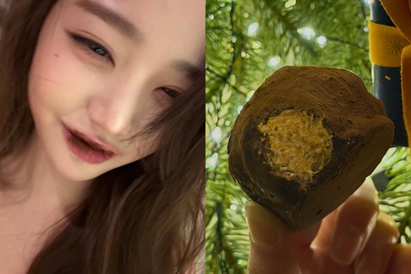 장원영, '딸기 먹방' 잇는 역대급 인증샷?…'두쫀쿠' 먹는 모습 화제 [스한★그램]